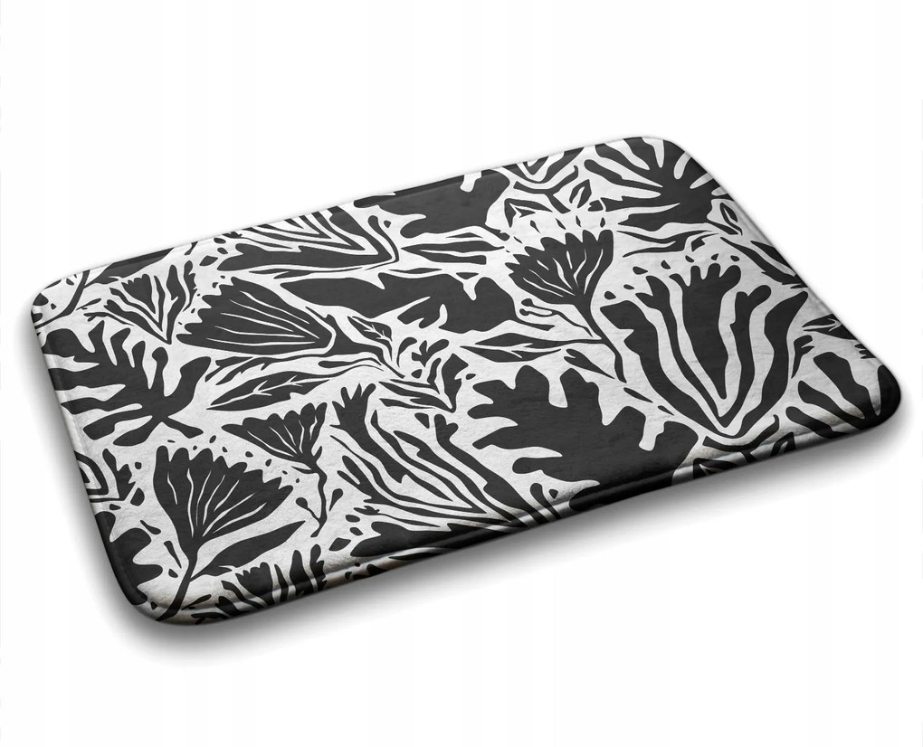 Fürdőszobaszőnyeg Növények Absztrakt 90x60