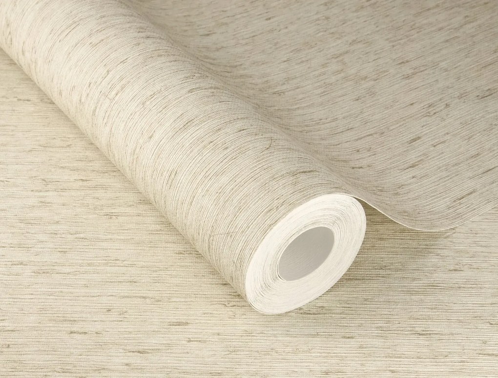 Vinyl tapéta flizelin mosható bézs Len vászon anyag Rasch