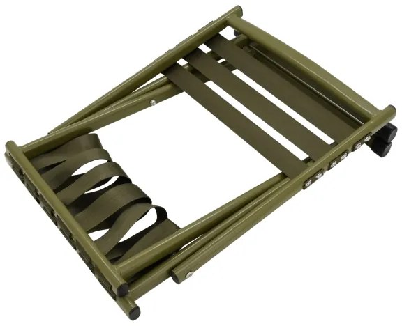 Összecsukható kempingszék háttámlával zöld