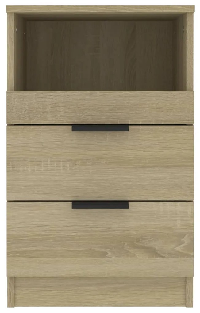 Sonoma tölgy színű szerelt fa éjjeliszekrény