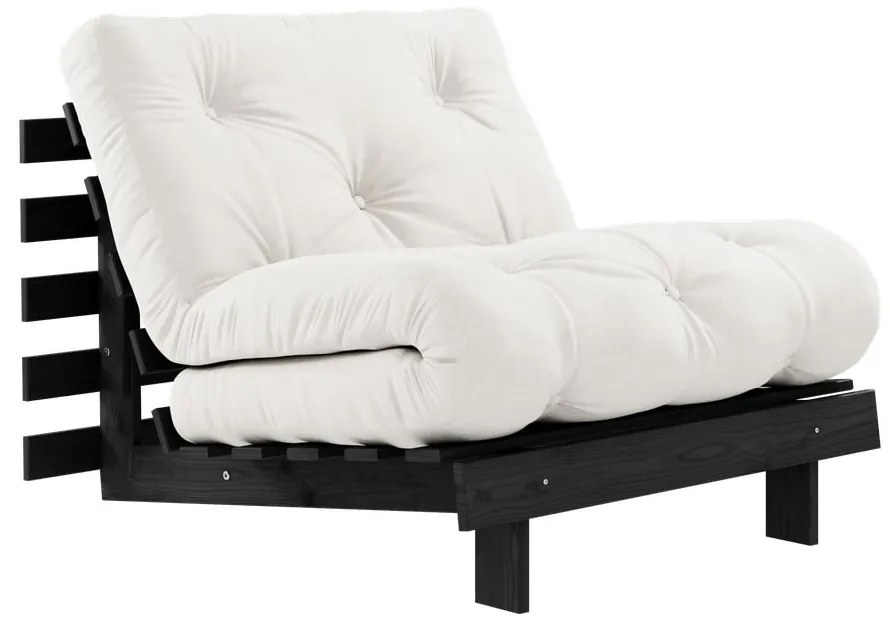 Krémszínű fotel Roots Black Night – Karup Design