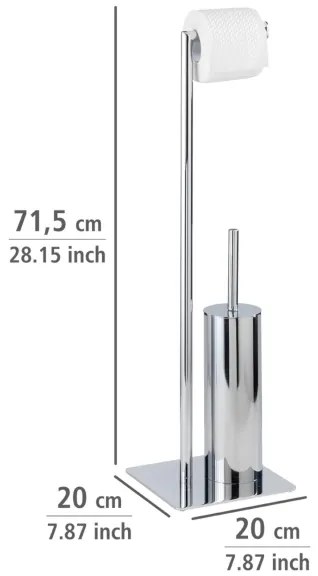 WENKO 18562100 - RECCO WC-kefe 20x71,5 cm, fényes króm