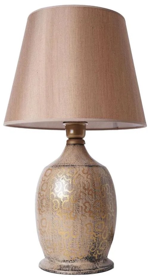 Asztali lámpa RAMZES 1xE27/40W/230V barna