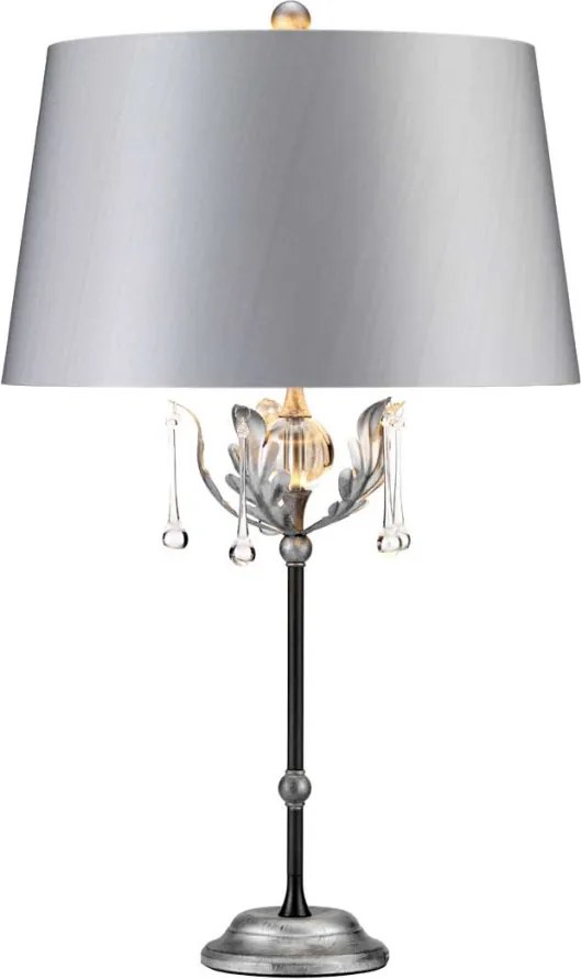 Elstead Lighting AMARILLI AML-TL-BLK-SIL Asztali lámpa 1x60W/E27