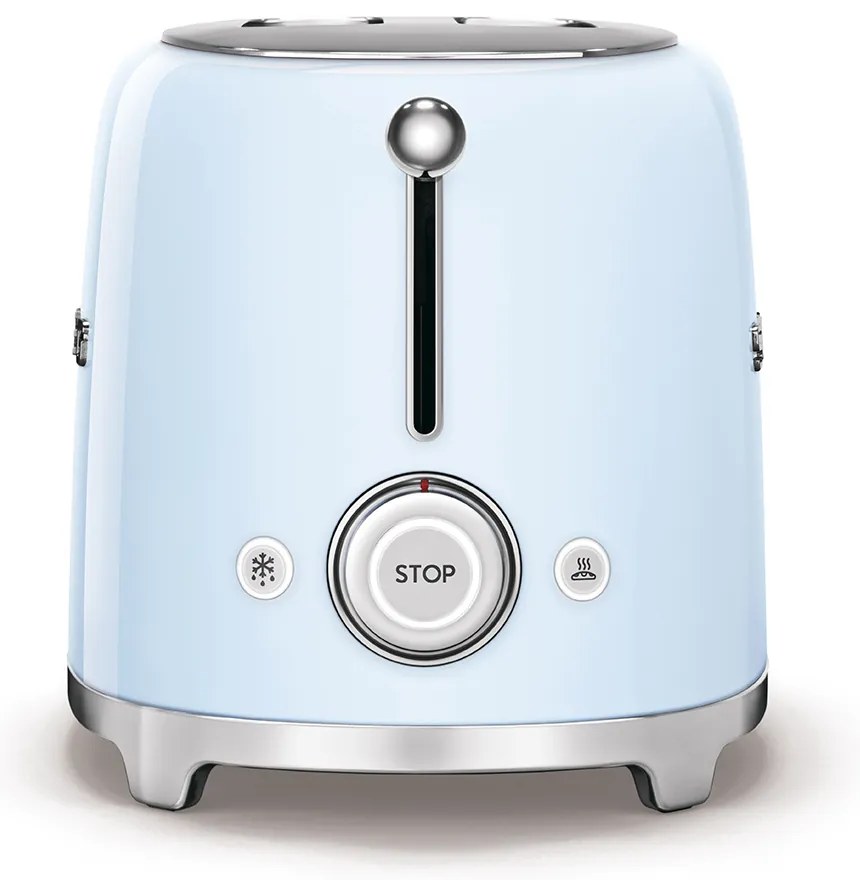 50-es évekbeli, Retro stílusú kenyérpirító, P2 pasztellkék 950W - SMEG