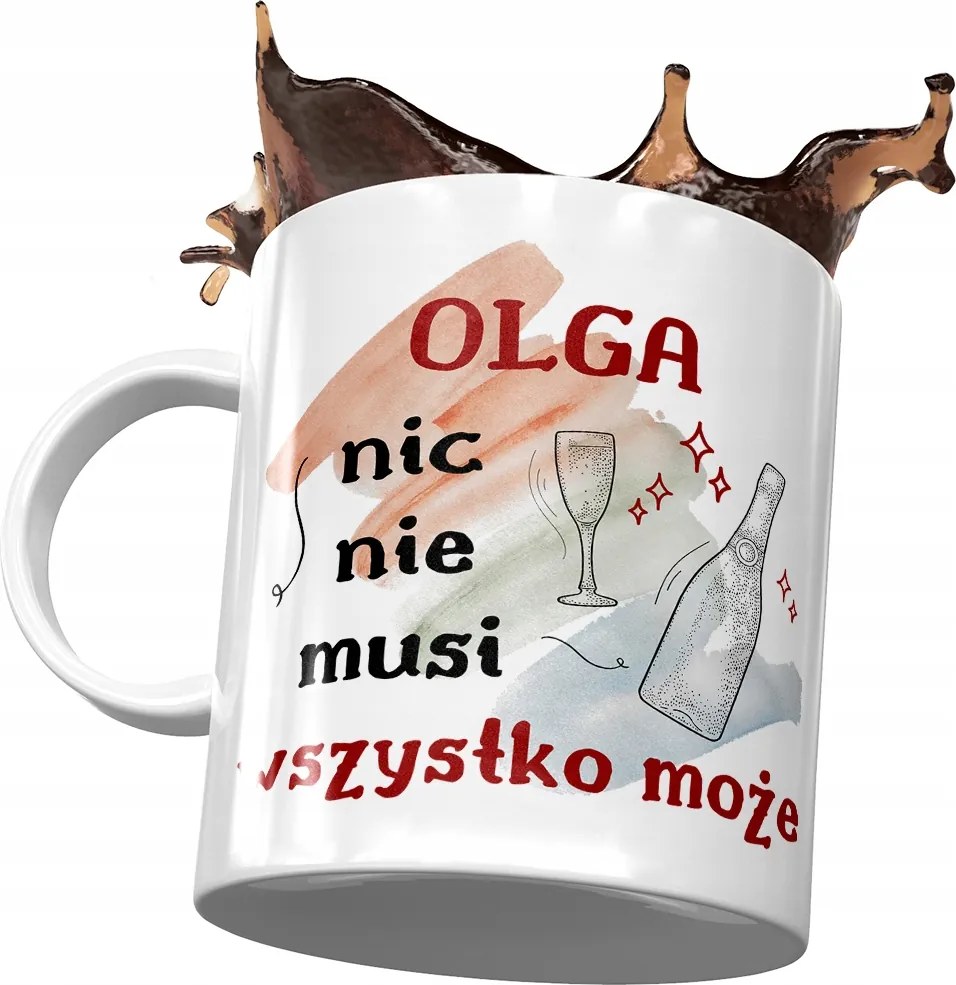 Bögre Olga Lányok Barátnők Feleségek Ajándék Nyomtatott Fotóval