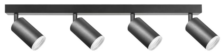 Spotlámpa LONDON 4xGU10/10W/230V fekete