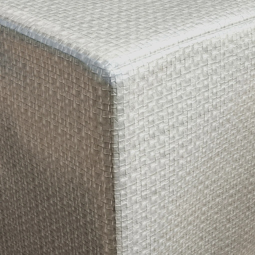 Outsunny Kültéri Kert Lounge Fedező, Kültéri Védő Fedelet, Anti-UV, Nagy Szigorúságú Polietilén, Kerti Asztal Fedél, 235 x 190 x 90 cm, Szürke | Aosom