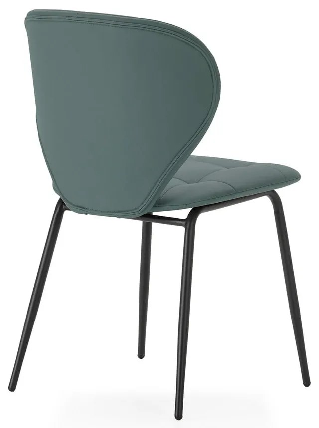 Sötétzöld étkezőszék szett 2 db-os Maura – Marckeric