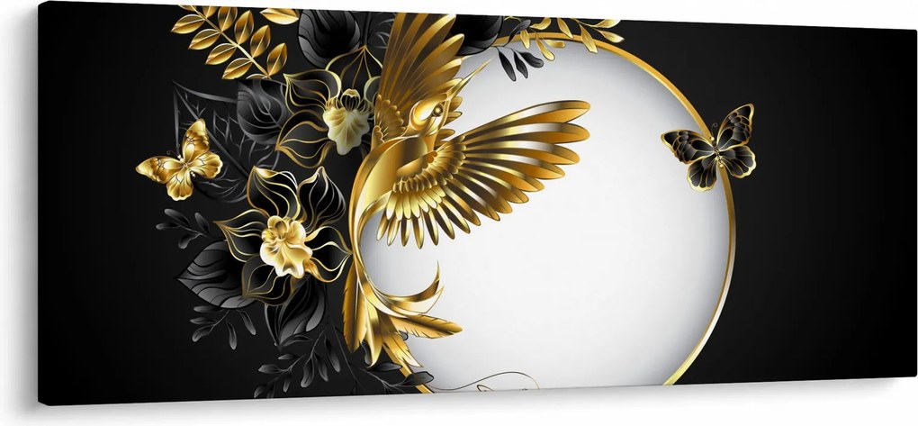 Kép - Arany motívumokkal díszített labda (120x50 cm)