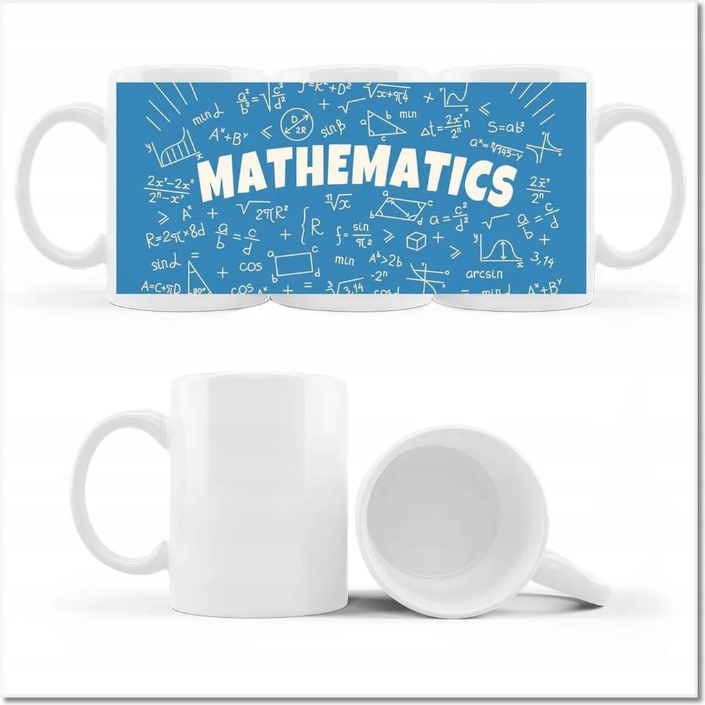 Fotós bögre Matematika motívum az osztályterembe