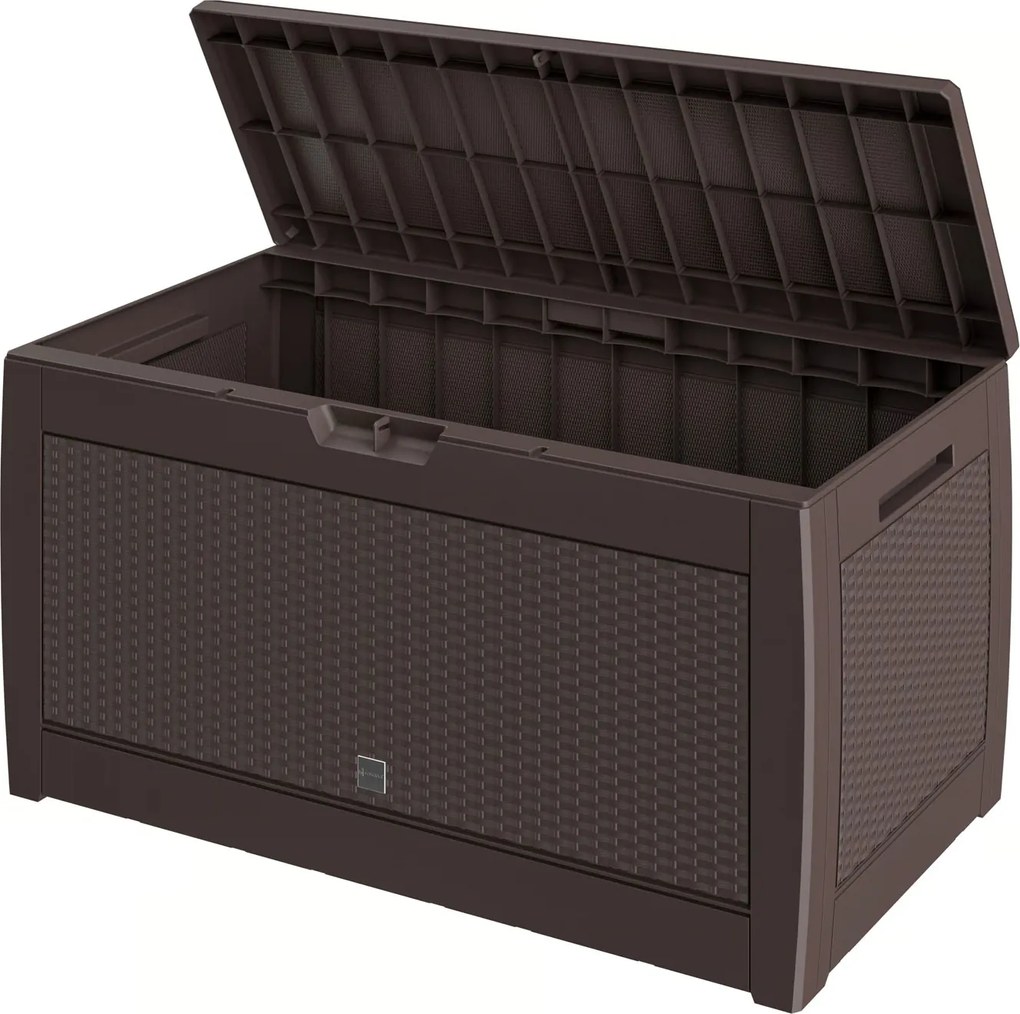 RATO tárolódoboz, 310L, 119x48x60 cm, barna Prosperplast