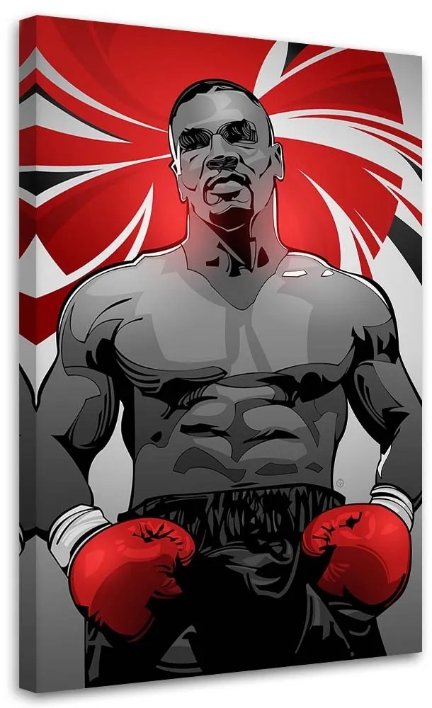 Gario Vászonkép Mike Tyson bokszoló - Nikita Abakumov Méret: 60 x 90 cm