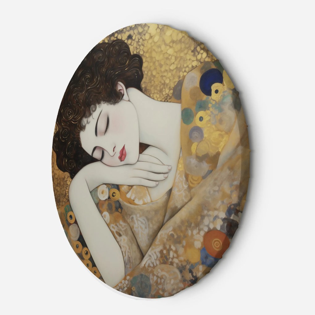 Gario Kerek vászonkép Nõi arc - Gustav Klimt, reprodukció Méret: 40 x 40 cm