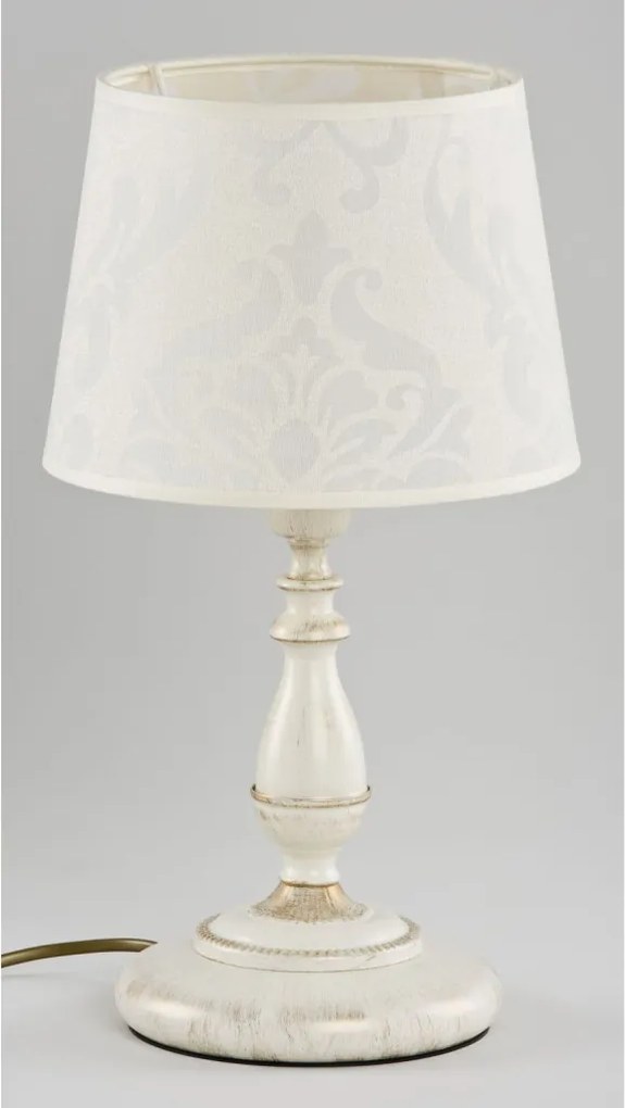 Alfa ROKSANA WHITE 18538 Asztali lámpa 1x60W/E27