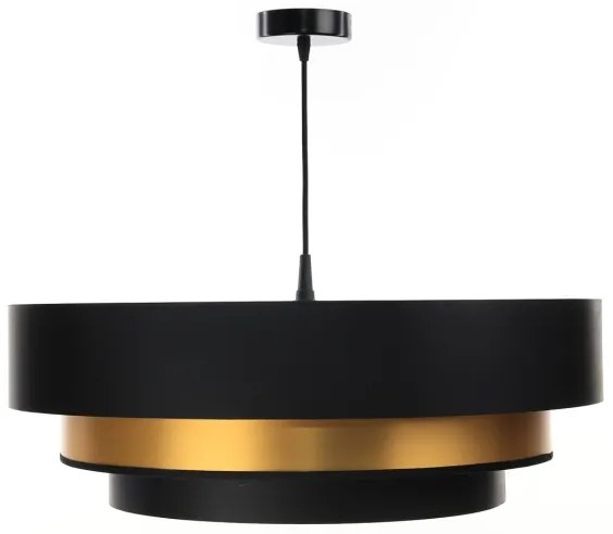 TRINITI lógcsillár 1xE27/60W/230V fekete/arany