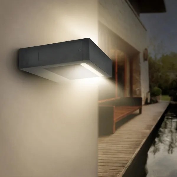 Brilagi - LED Kültéri lámpa RAGUSA LED/7W/230V 3000/4000/6000K antracit IP54