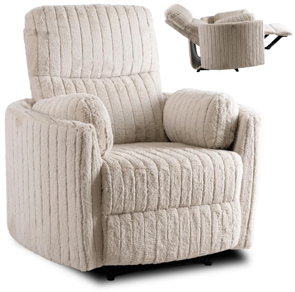 Tv és Pihenőfotel Bézs Színben. RAUL