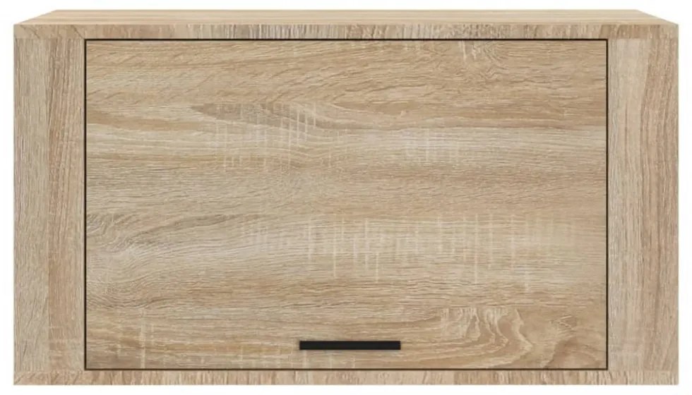sonoma tölgy szerelt fa fali cipőszekrény 70 x 35 x 38 cm