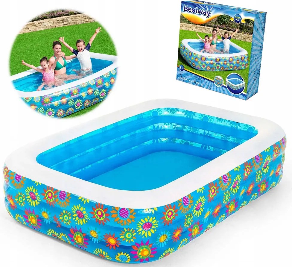 Felfújható Kerti Medence Gyerekeknek Színes +folt