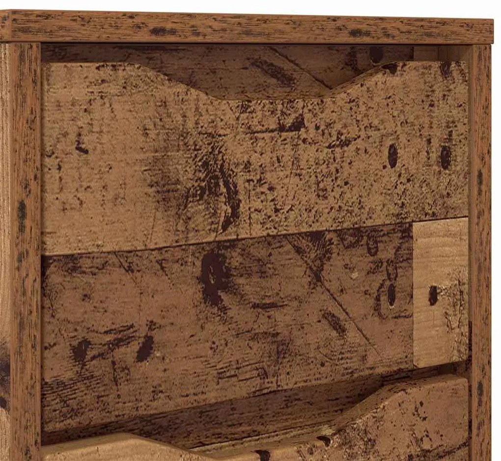 Éjjeliszekrények 2 pcs Öreg fa 30,5 x 30 x 43 cm Faanyag