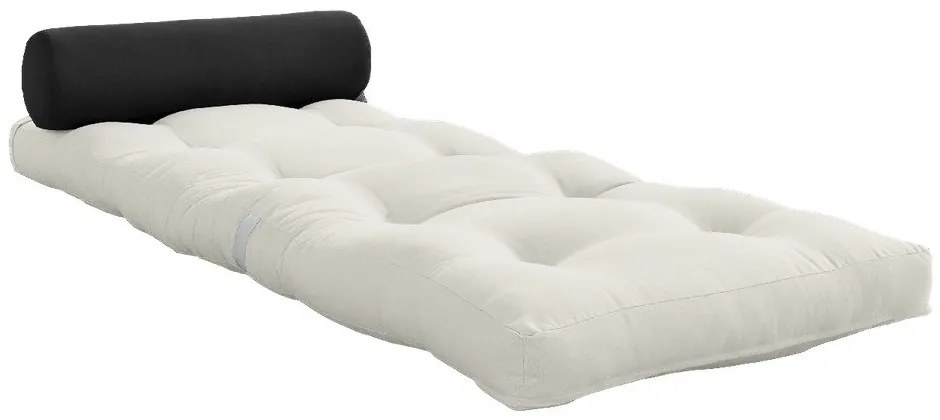 Fehéresszürke futon matrac 70x200 cm Wrap Natural/Dark Grey – Karup Design