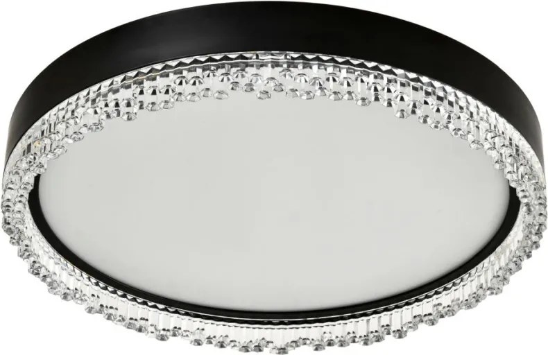 ZUMA LINE FM2304400R-MB REGI Kerek Mennyezeti Lámpa Fekete LED IP20