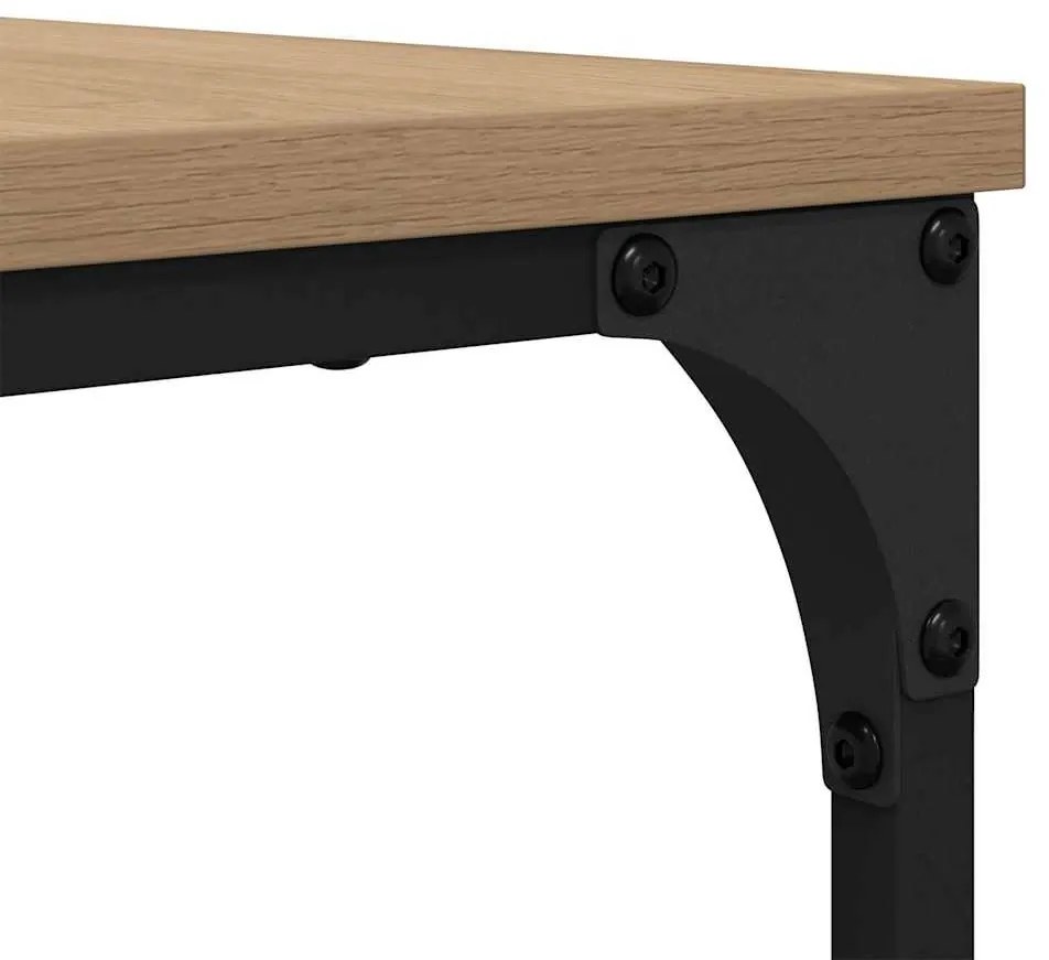 Fészkelt Kávézó Asztal 2 pcs kézműves tölgy 80 x 8035 x cm