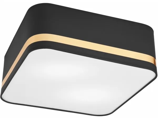 Mennyezeti lámpa SIRJA SQUARE 2xE27/60W/230V 35x35 cm fekete