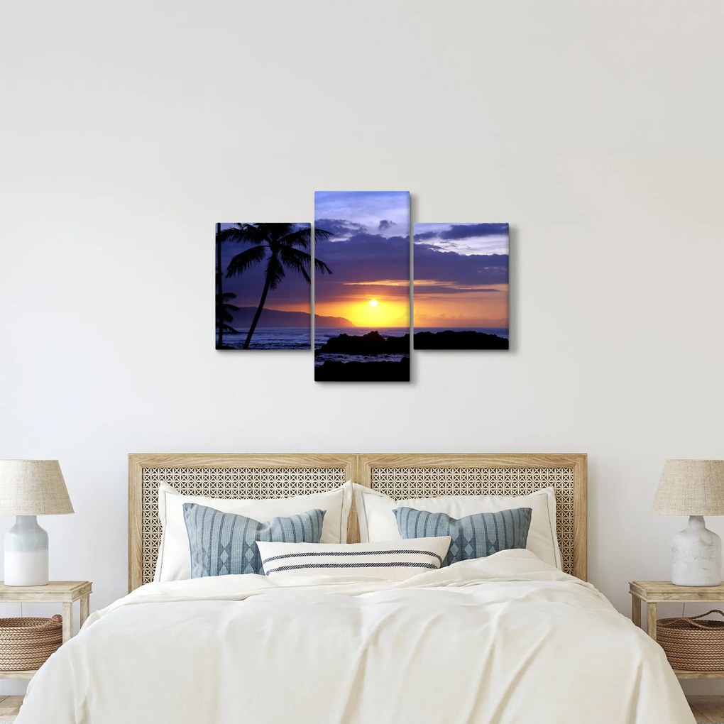 A naplemente képe a tenger felett (90x60 cm)