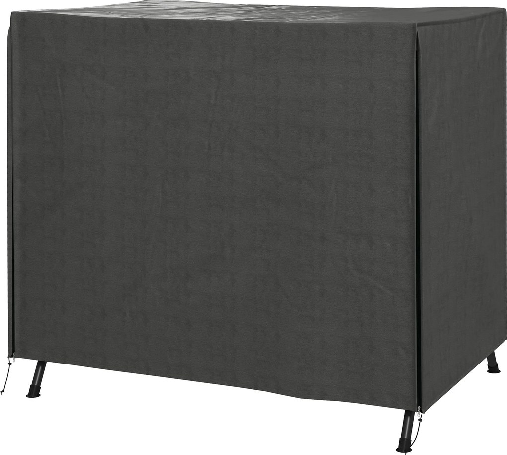 Outsunny Hollywood Swing Védőhuzat 3 Üléses, Vízlepergető, Télálló Védőhuzat Kerti Hintához, UV Ellenálló Pamut Vászon, Húzódásálló 420D Oxford Szövet