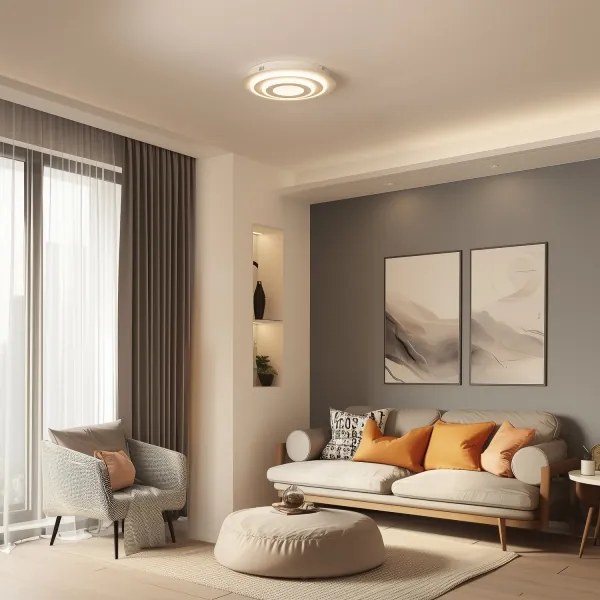 Wofi 9464.01.06.9000 - LED mennyezeti lámpatest FLYNN LED/25W/230V, átm. 60 cm, fehér