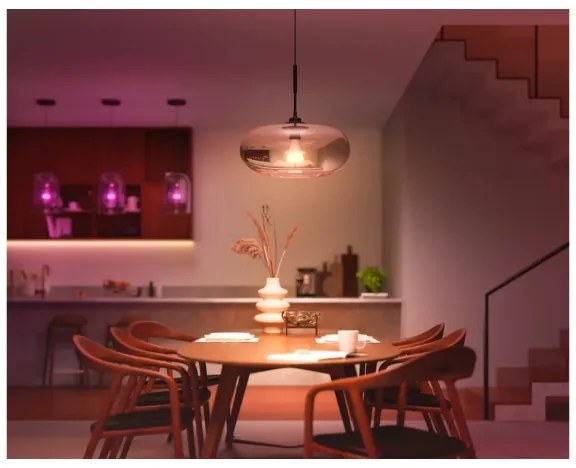 2 db-os szett Philips Hue WACA E27 dimmelhető LED izzó, 6W/230V, 1000-20000K