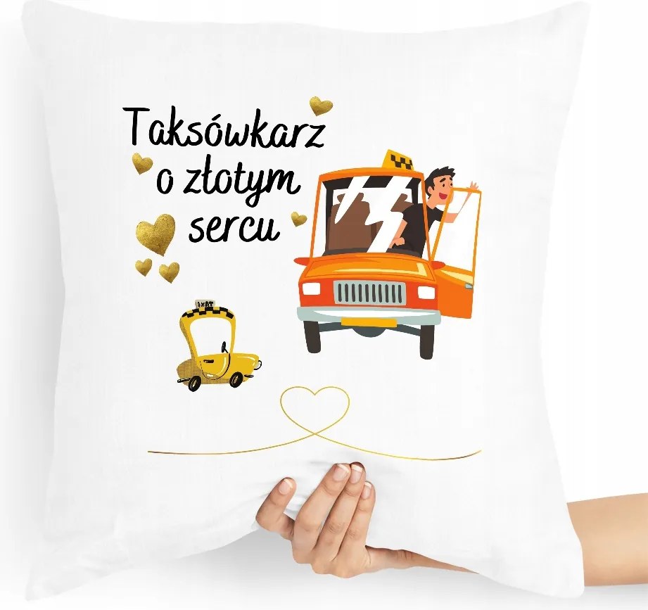 Ajándék Párna Taxisofőrnek Aki Taxit Vezet, fényképes nyomattal