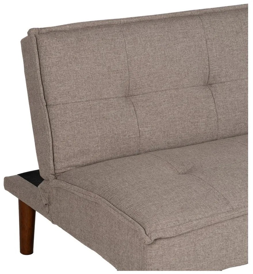 Szürkésbézs zsenília kinyitható kanapé 181 cm – Ixia