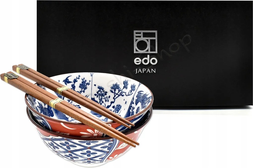 2 db-os pálcikás tál szett Botanica Fukei 15,5 cm 450 ml Box