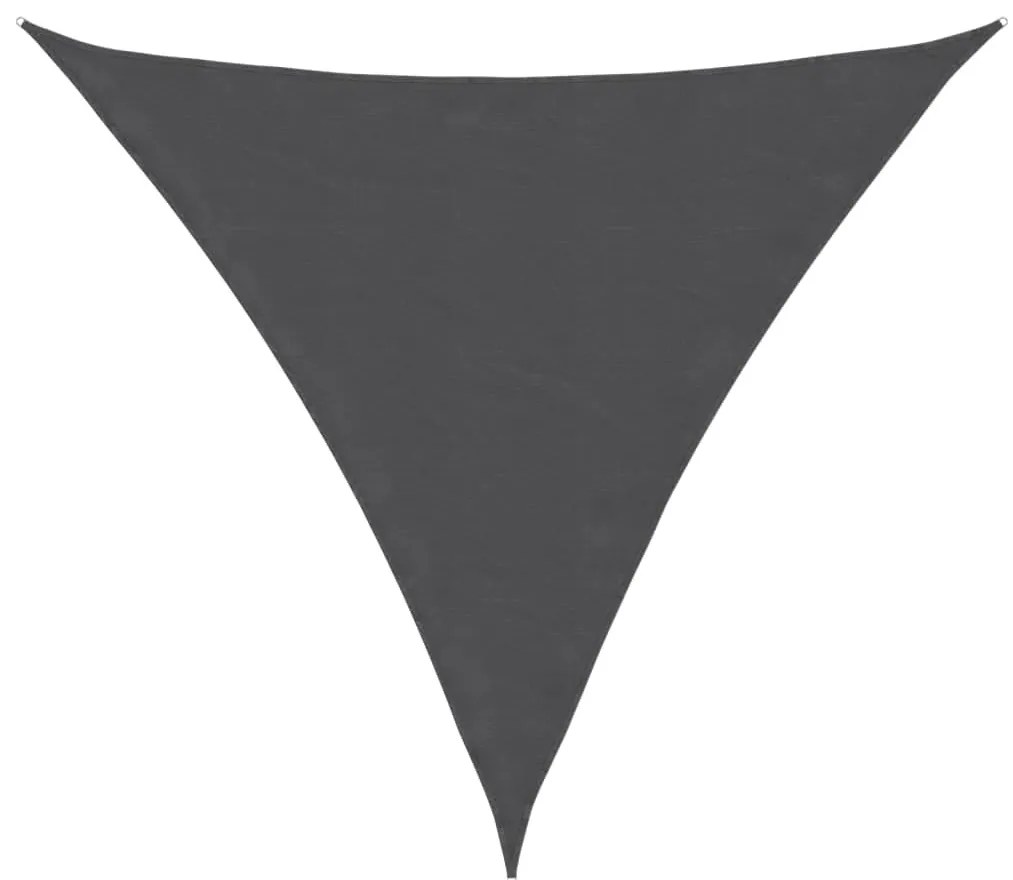 antracitszürke 100% poliészter oxford szövet napvitorla 2x2x2 m