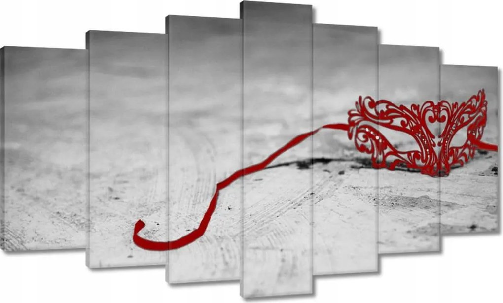 Vászonkép 140x80 Vörös velencei maszk