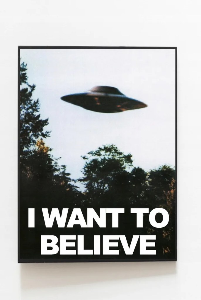 Régi Ufo poszter Archívum X I want to believe 91,5 x61cm