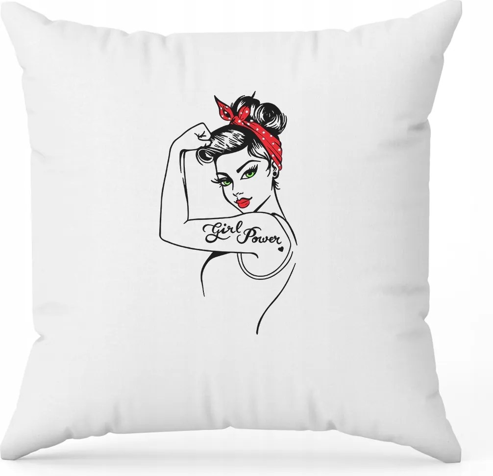 Párna neki Tökéletes Nőnapi Ajándék "Girl Power"