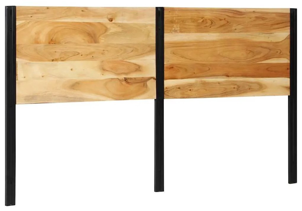 tömör fa akác és vas fejtámla 180 cm