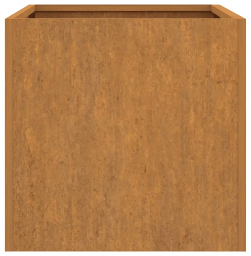 corten acél növénytartó 62x40x39 cm