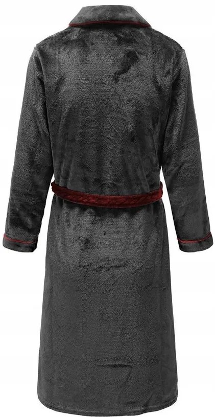 Fürdőköpeny Roger Women Grey Red M