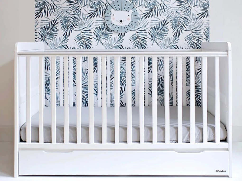 WO 2az1-ben Classic Cot Bed kiságy 140x70 Tároló fiók: Tároló fiók nélkül