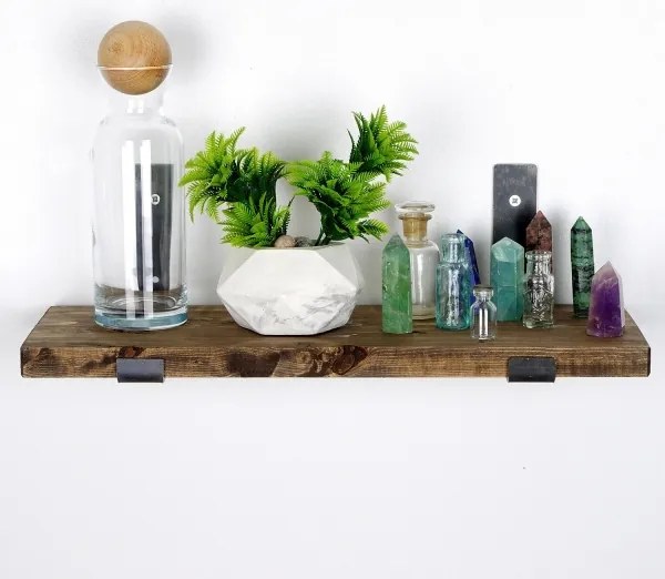 Fali polc 16x40 cm fenyő