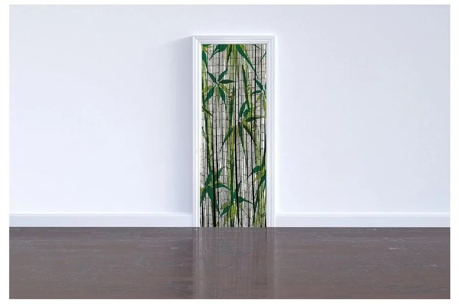 Zöld bambusz függöny ajtóra 200x90 cm Bamboo - Maximex