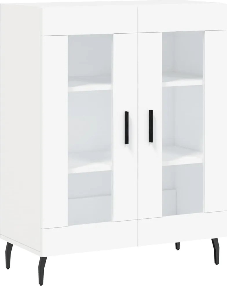vidaXL fehér szerelt fa tálalószekrény 69,5 x 34 x 90 cm