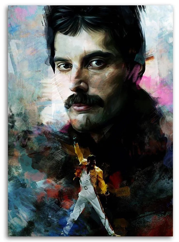 Gario Vászonkép Freddie Mercury Bohém rapszódia - Dmitry Belov Méret: 70 x 100 cm