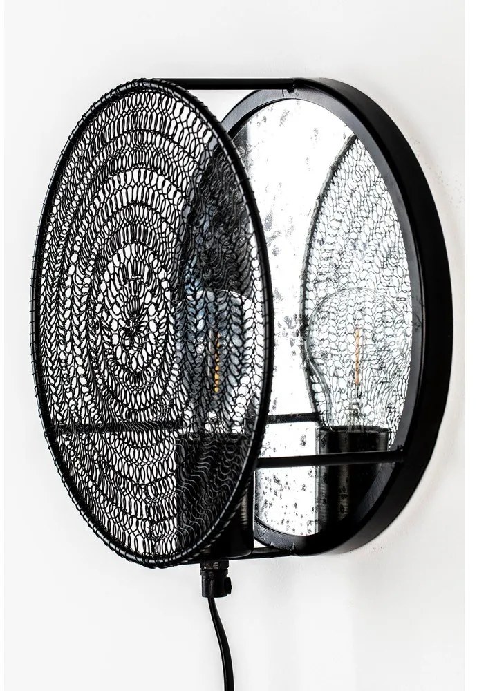 Lea fekete fali lámpa - White Label