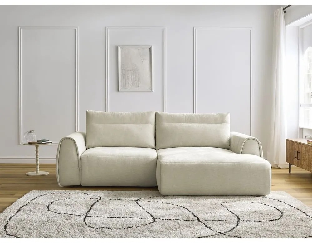 Bézs sarokkanapé Aden – Bobochic Paris